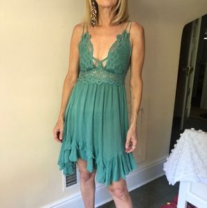 Free People Adelia slip in sea mist